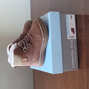 London Fog LIL ANDRES Cognac size 5M